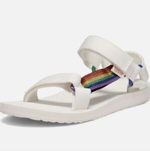 NWT Teva Women's Original Rainbow Pride  Sandal Size 10